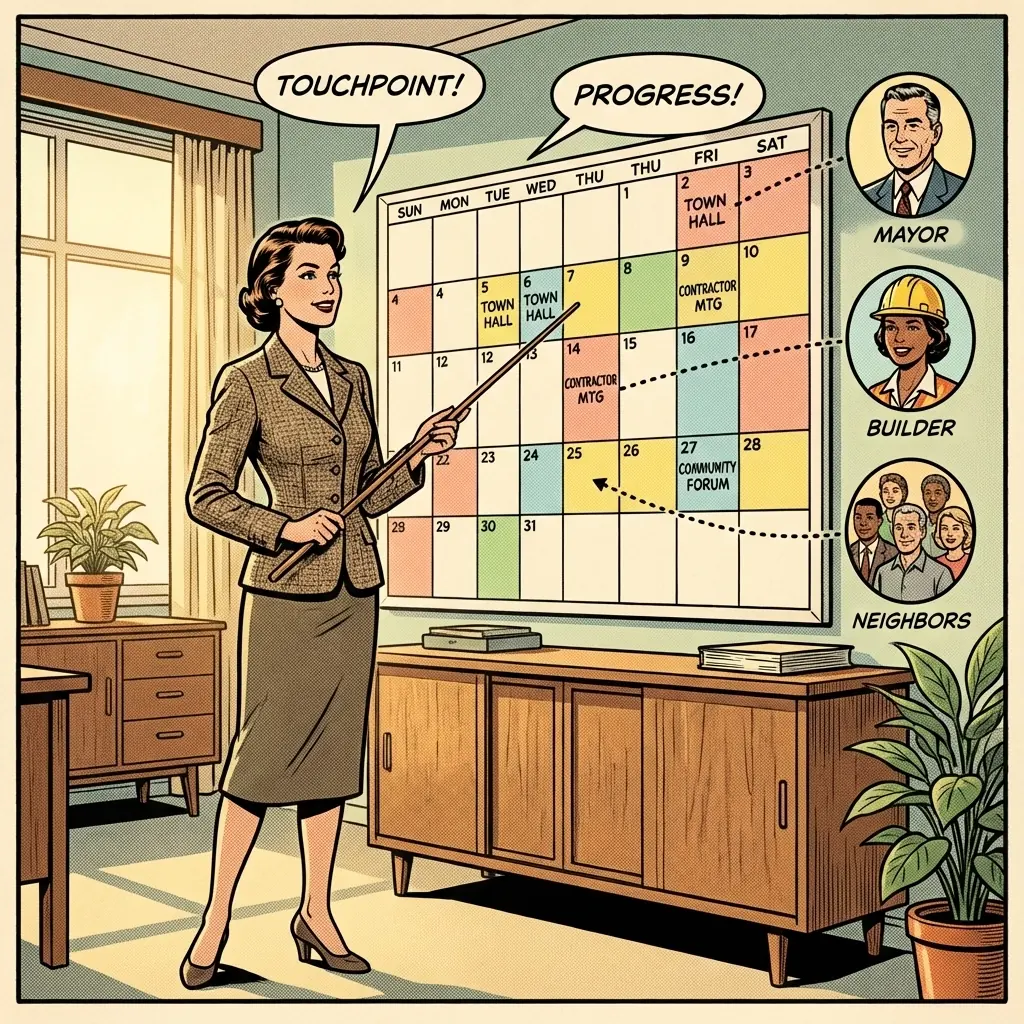 Federal infrastructure project management dashboard tracking schedule and risk